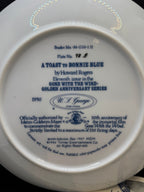 Vintage Gone with the Wind Commemorative Plates with COA - Limited Edition Golden Anniversary Series - by WS George Fine China