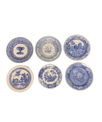 Spode Blue and White Collection Decorative Plates - Set of 6, c. 1990s