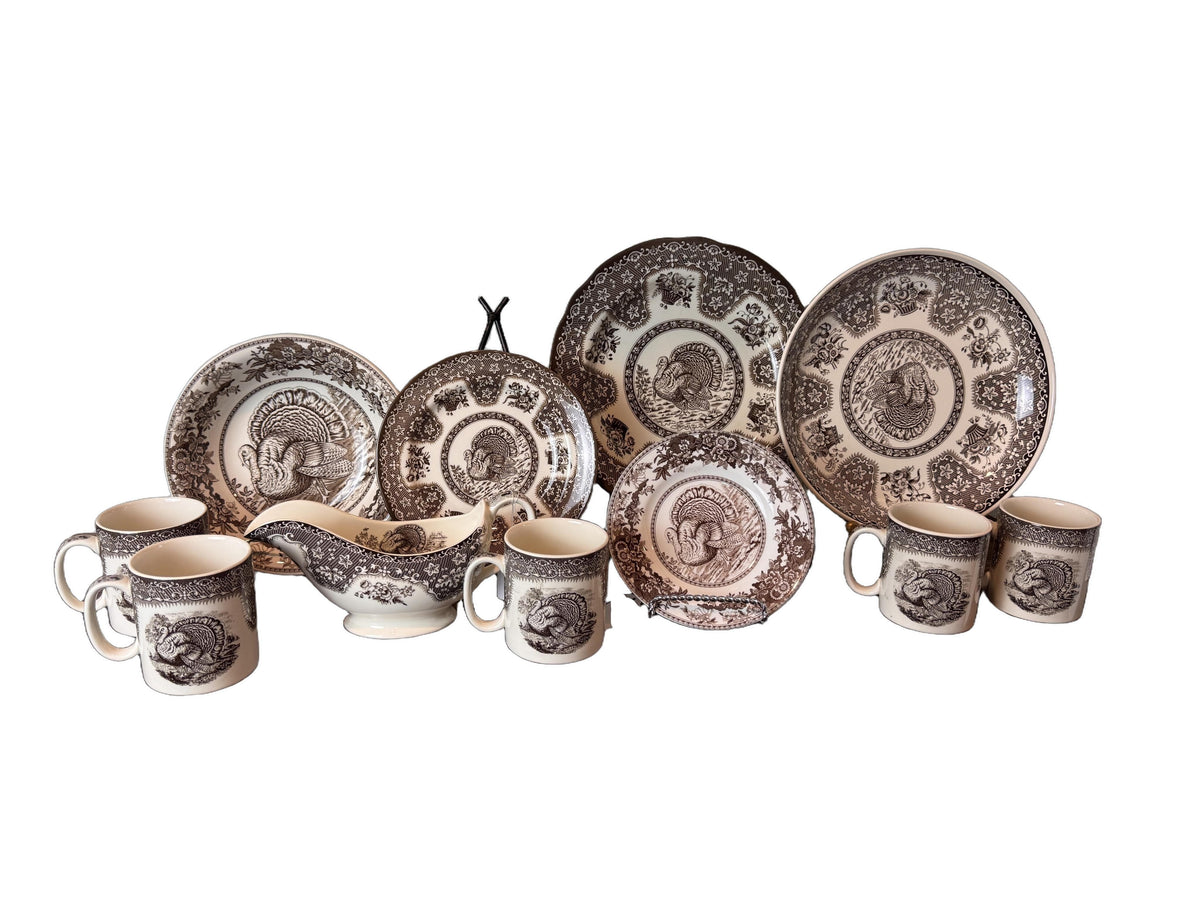Spode Festival & Celebration Collection Thanksgiving Tableware – Sold Separately, c. 2000s