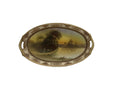Antique Japanese Hand-Painted Nippon Plate by Morimura Brothers, Rural Lake Scene, c. 1911–1921