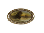 Antique Japanese Hand-Painted Nippon Plate by Morimura Brothers, Rural Lake Scene, c. 1911–1921