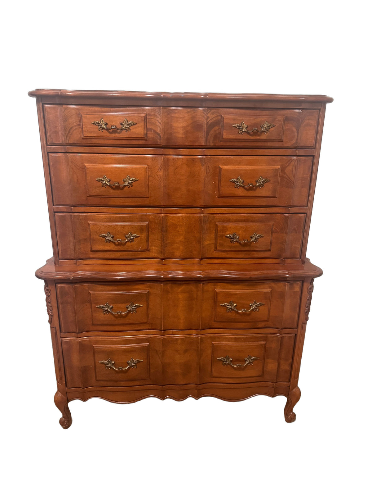 Broyhill French Provincial Tallboy Dresser Chest of Drawers, c. 1960s–1970s