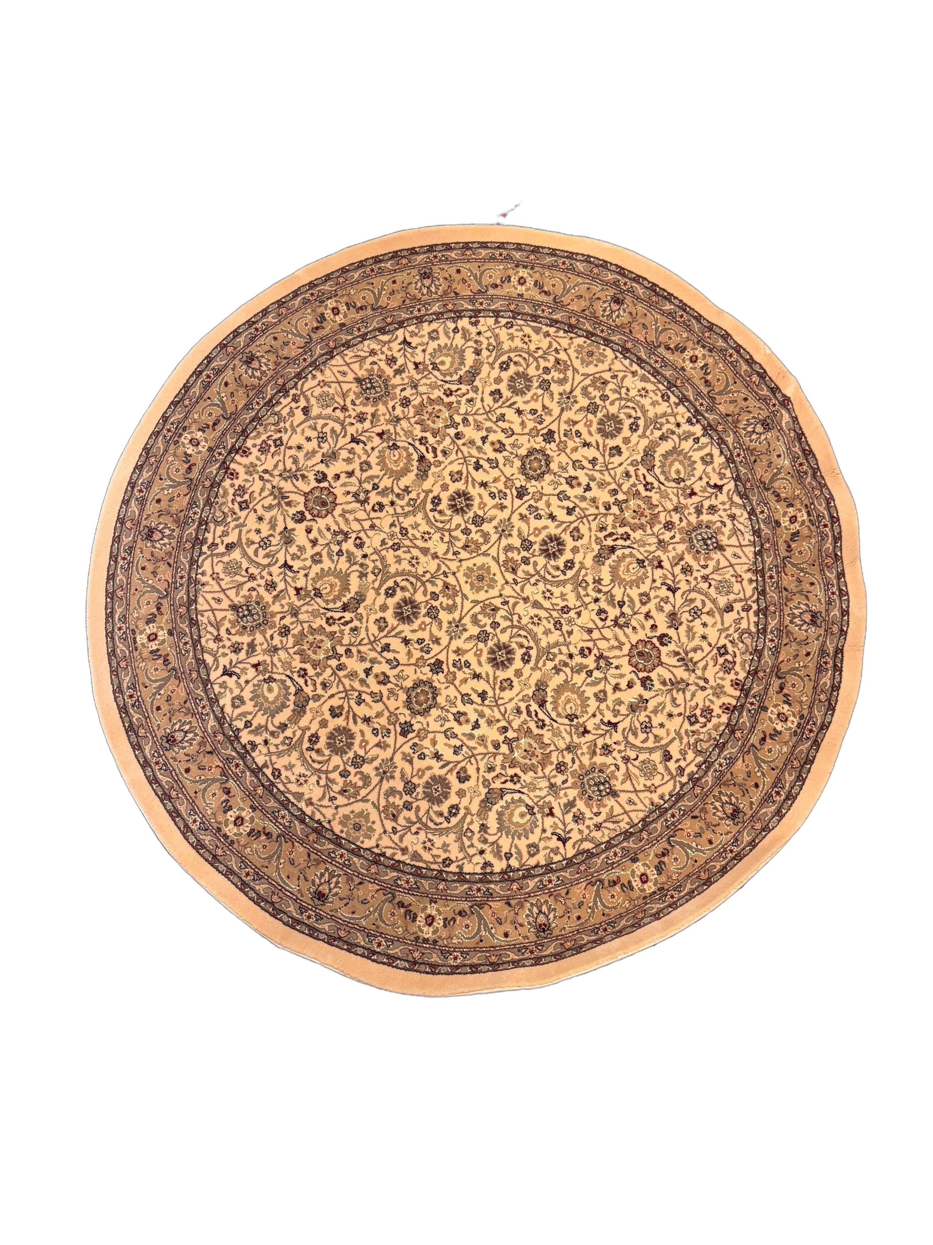 Vintage Karastan Persian Renaissance #39 Round Area Rug – 62", c. 2000–2009