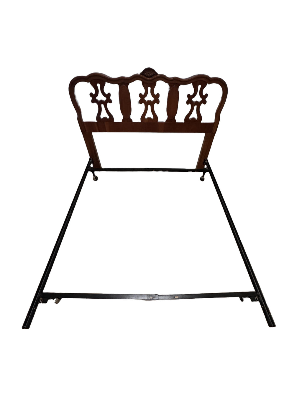 Broyhill French Provincial Queen Headboard Bed Frame, c. 1960s–1970s