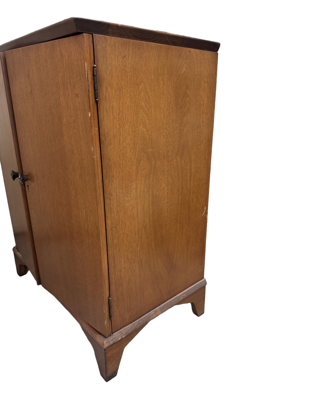 Vintage Mid-Century Modern Flip-Top Cocktail Bar Cabinet, c. 1960s