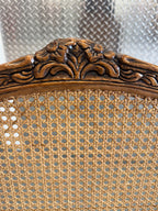 Vintage Louis XV Style Cane Back Dining Chairs - Set of 10
