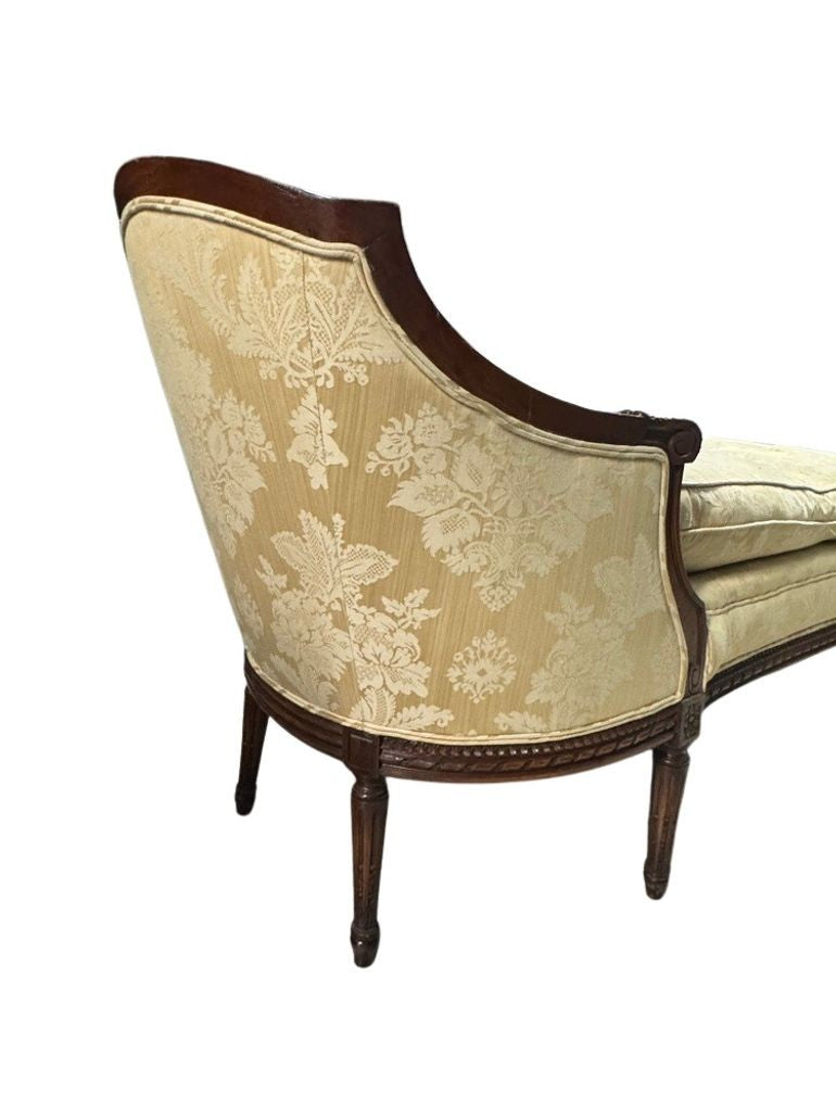 Antique 19th Century French Louis XV Style Settee Chaise Longue or Lounge