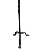 Antique Wrought Iron Floor Candelabras - Holds Five Candles - Set of 2