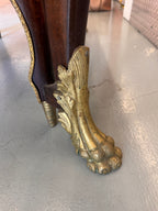 Vintage French Louis XIV Style Walnut Bombe Commode, Mid-20th Century – Marble Top & Ormolu