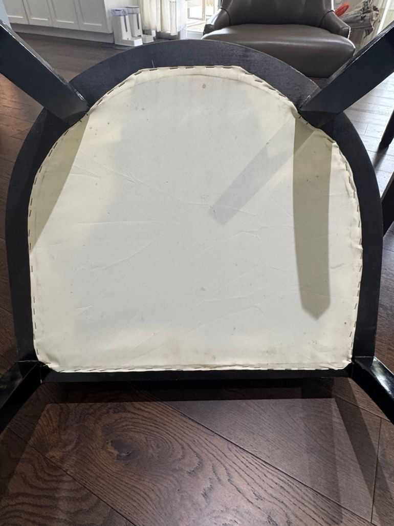 Vintage French Empire Style / Hollywood Regency Swan Tub Chairs - Set of 2