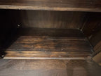 Vintage Indonesian Armoire with Natural Rattan Door Panels, c. 1990s