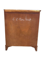 Vintage Mid-Century Modern Flip-Top Cocktail Bar Cabinet, c. 1960s