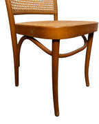 Vintage Thonet No. 811 Style Prague Bentwood & Cane Dining Chairs, Set of 4, c. 1960s–1980s
