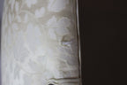 Antique French  Louis XIV Style Carved Walnut Ivory White Arm Chairs - Set of 2