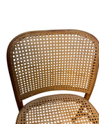 Vintage Thonet No. 811 Style Prague Bentwood & Cane Dining Chairs, Set of 4, c. 1960s–1980s