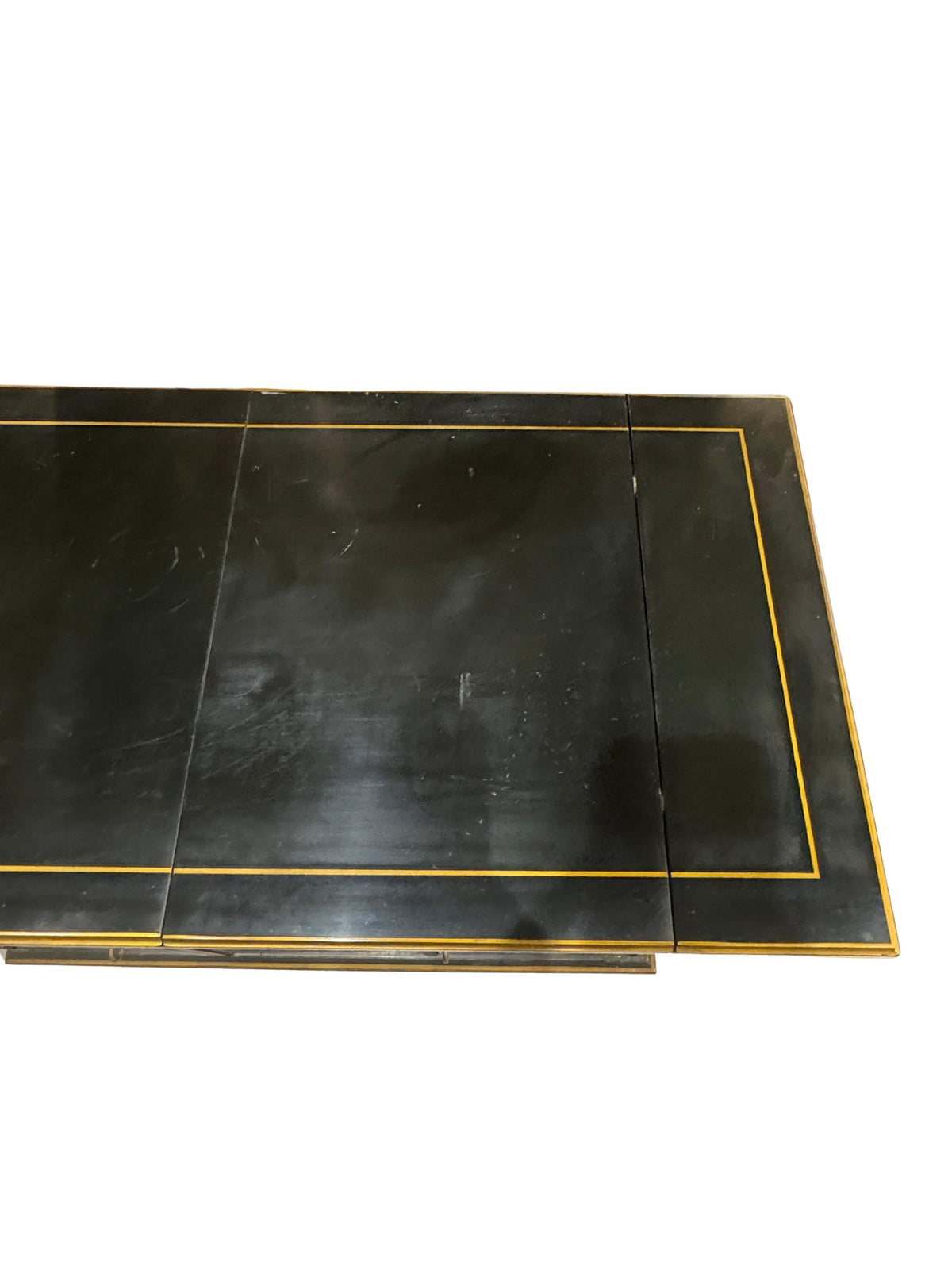 Drexel Et Cetera Collection Black Lacquer Chinoiserie Flip-Top Buffet Server, 1970s
