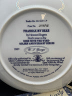 Vintage Gone with the Wind Commemorative Plates with COA - Limited Edition Golden Anniversary Series - by WS George Fine China