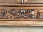 Vintage/Antique Tall Double Door Mirrored Armoire Wardrobe Cabinet