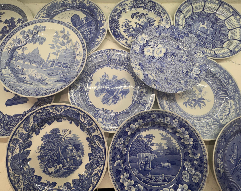 Spode Blue and White Collection Decorative Plates - Set of 6, c. 1990s