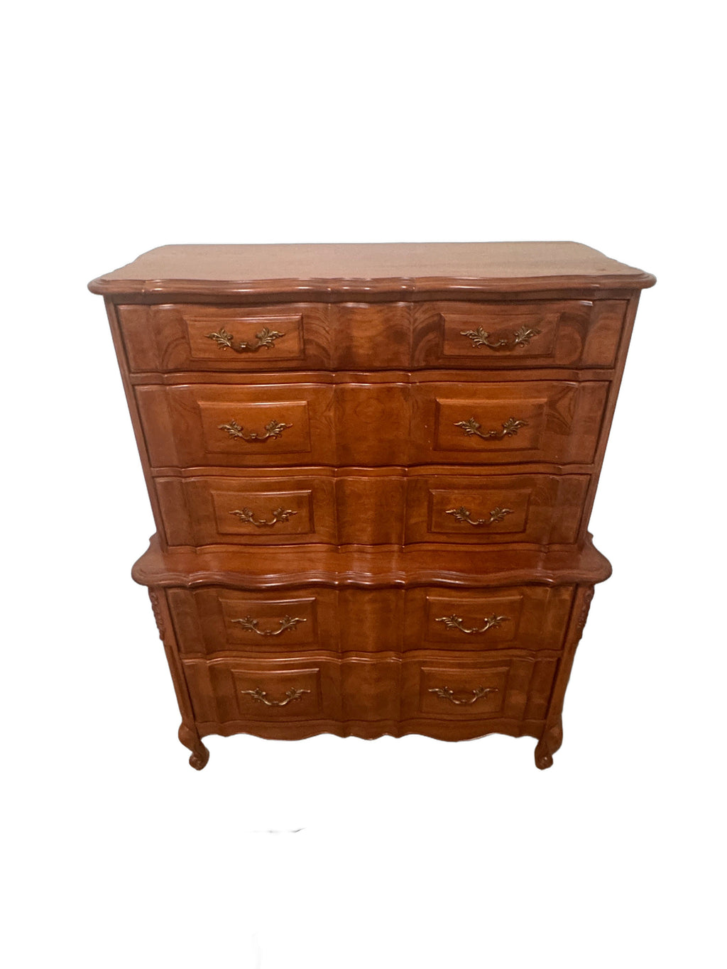 Broyhill French Provincial Tallboy Dresser Chest of Drawers, c. 1960s–1970s