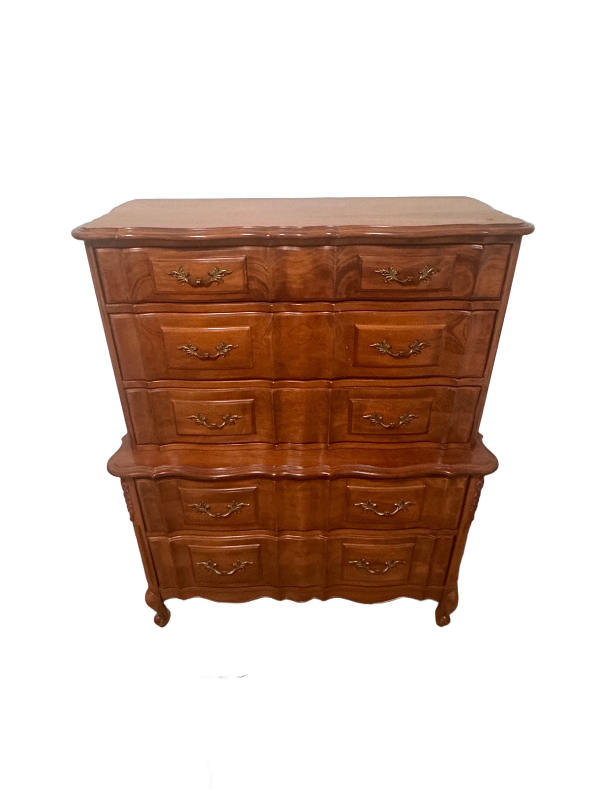Broyhill French Provincial Tallboy Dresser Chest of Drawers, c. 1960s–1970s