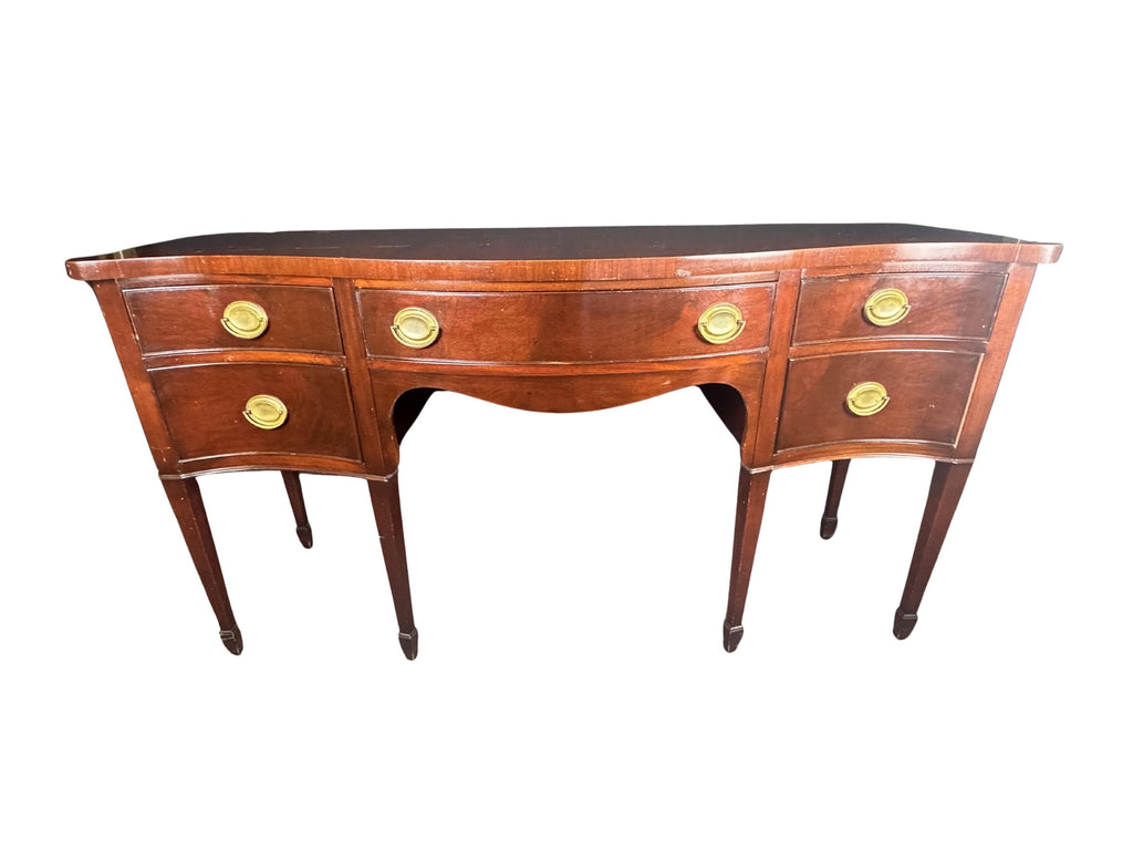 Vintage Federal Hepplewhite Style Credenza Sideboard Buffet, c. 1900s