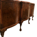 Traditional Italian Rosso Laguna Marble Top Buffet/Sideboard/Credenza, c. 1990s