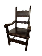 Vintage Italian Throne Chair