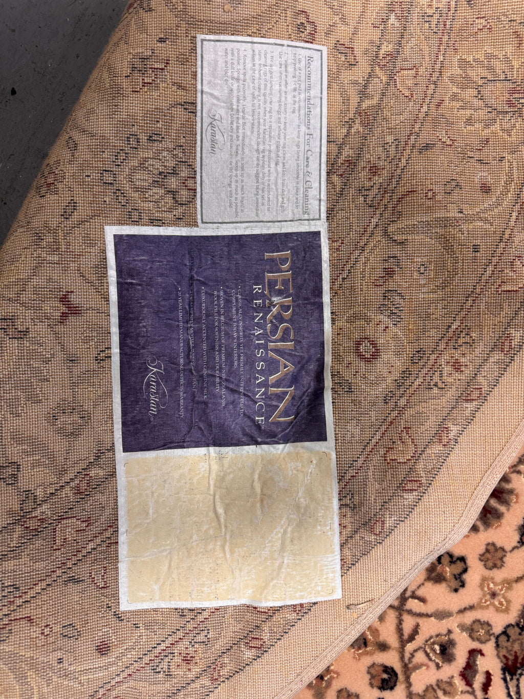 Vintage Karastan Persian Renaissance #39 Round Area Rug – 62", c. 2000–2009