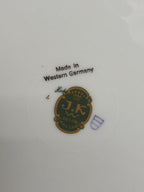 Vintage JKW Bavaria “Love Story” Decorative Plate, West Germany, c. 1950-1980