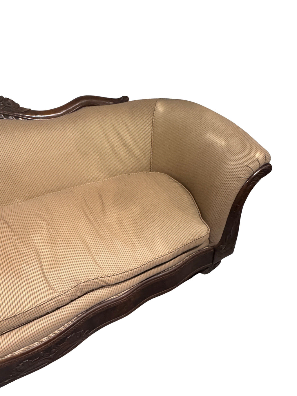 19th Century Louis Phillippe style Carved Mahogany Sofa