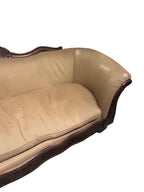 19th Century Louis Phillippe style Carved Mahogany Sofa