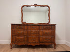 Broyhill French Provincial Dresser with Mirror, c. 1960s