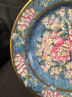 Vintage Chinese Cloisonné Decorative Wall Plate – Sold Individually, c. 1980s