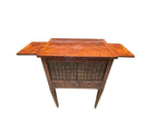 Antique French Louis XVI Style Marquetry Faux-Book Facade Cabinet with Pull-Out Sides, Late 19th Century