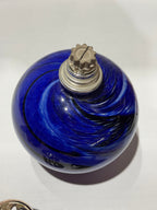 Vintage Cobalt Blue Glass Fragrance Lamp