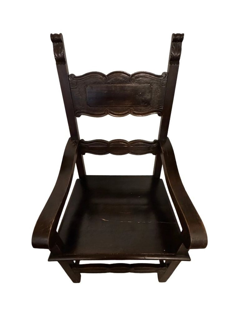 Vintage Italian Throne Chair