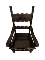 Vintage Italian Throne Chair