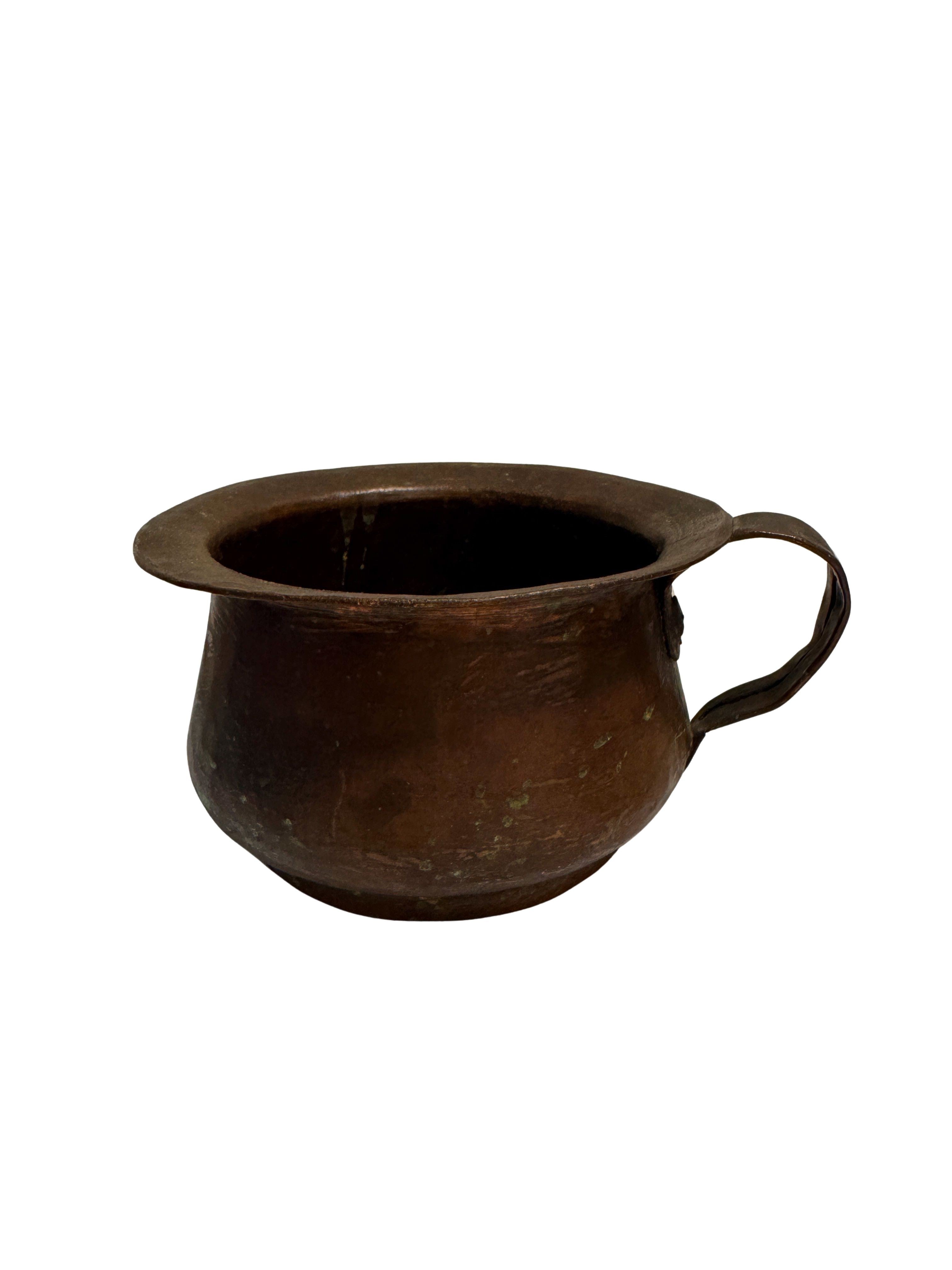 Vintage Rustic Decorative Copper Cookware and Serving Vessels