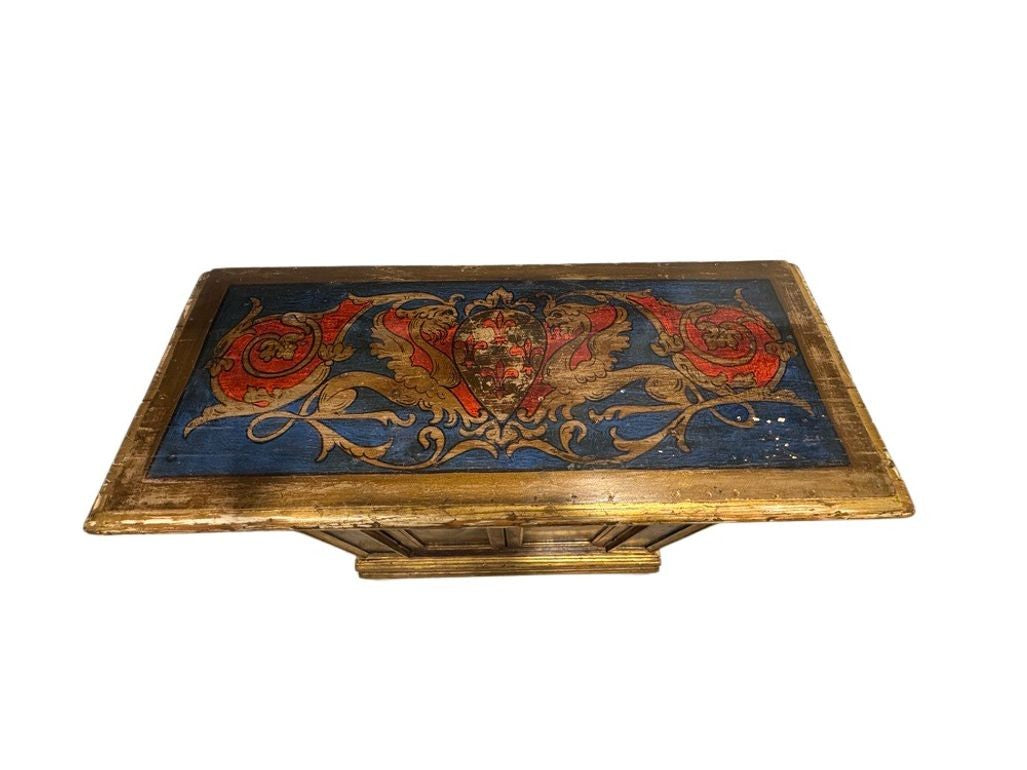 Florentine Hand Painted Cabinet with Classical Figural Depictions, c. mid 1800s