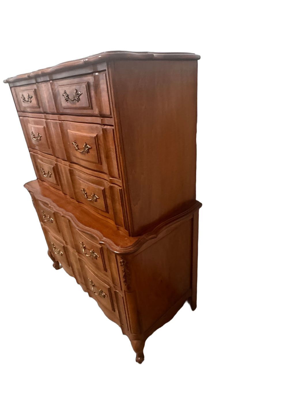 Broyhill French Provincial Tallboy Dresser Chest of Drawers, c. 1960s–1970s