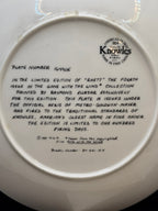 Vintage Gone with the Wind Commemorative Plates - Limited Edition by Edwin M. Knowles Fine China with Certificate of Authenticity (COA) - Sold Individually