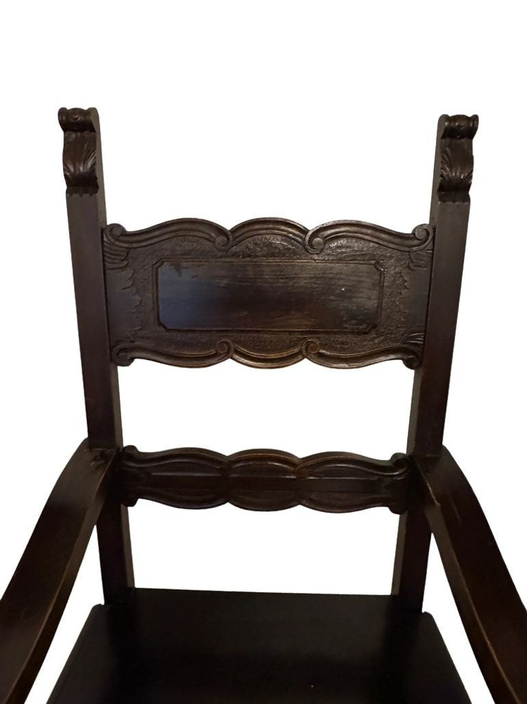 Vintage Italian Throne Chair