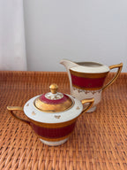 Vintage Carlsbad Fine China, Gloria, Tea Set with Service for 12, Czechoslovakia, c. 1930s