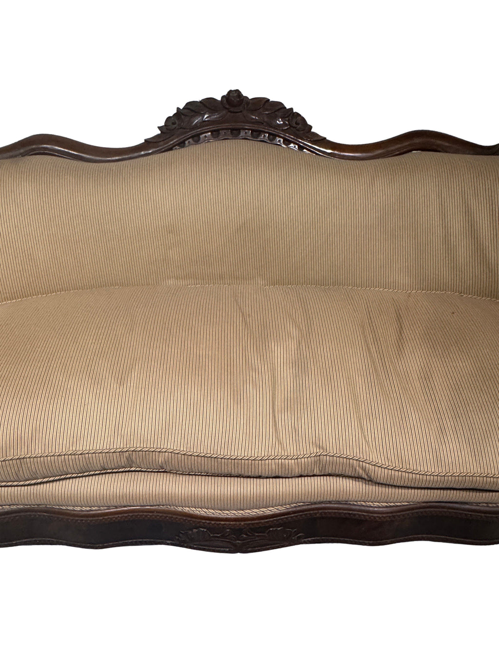 19th Century Louis Phillippe style Carved Mahogany Sofa