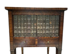 Antique French Louis XVI Style Marquetry Faux-Book Facade Cabinet with Pull-Out Sides, Late 19th Century