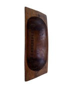 Antique Large Wooden Dough Bowl or Trencher Bowl, c. early 20th century