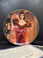 Vintage Gone with the Wind Commemorative Plates with COA - Limited Edition Golden Anniversary Series - by WS George Fine China