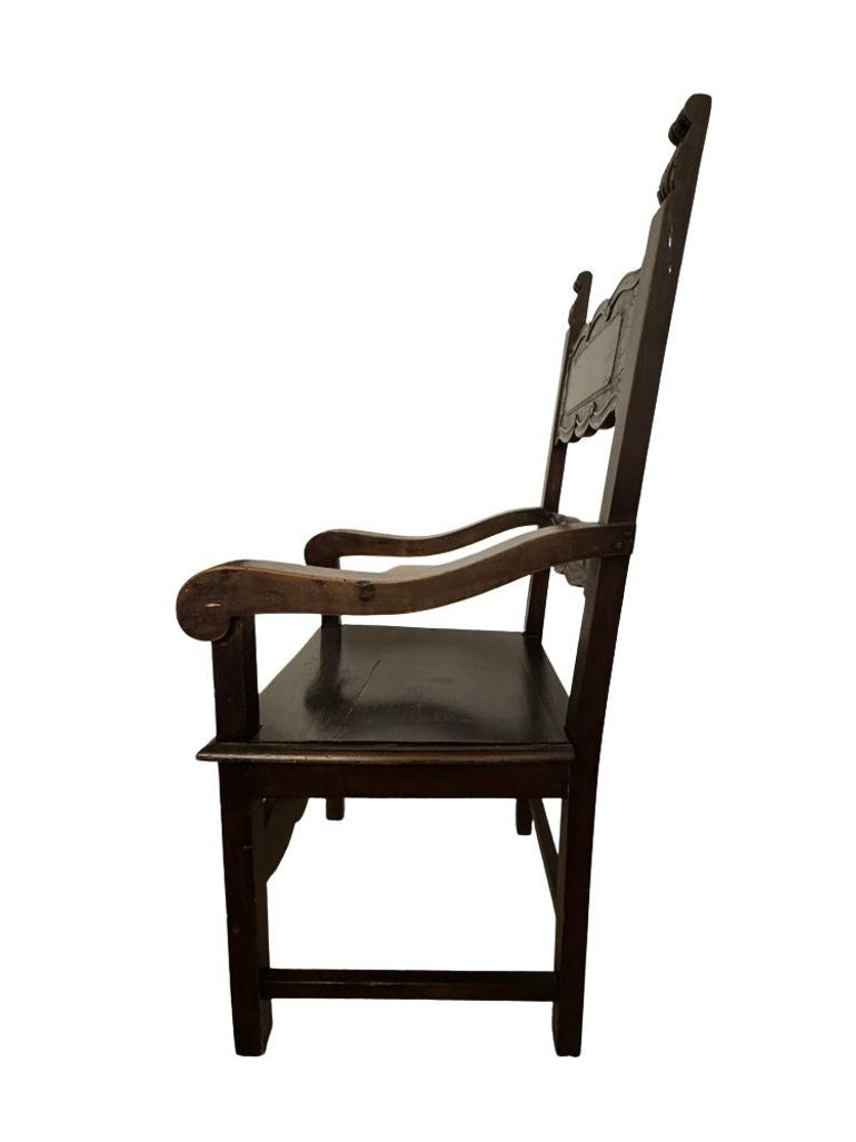 Vintage Italian Throne Chair