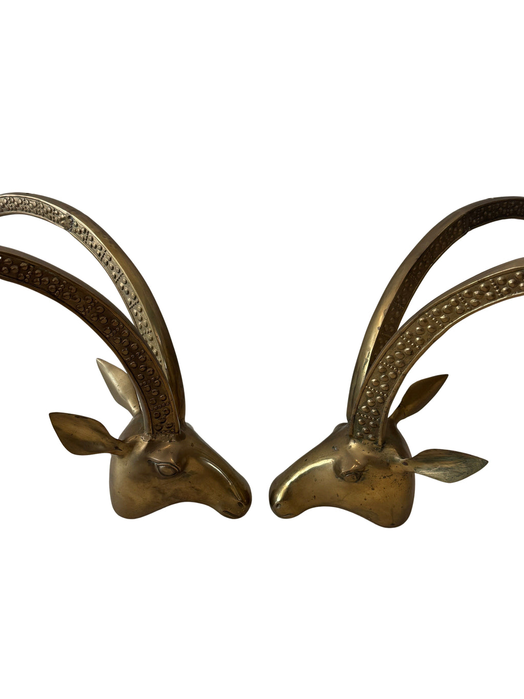 Vintage Brass Ibex or Rams Head Coffee Table Bases, c. 1960s